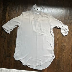 Brand new pebble grey blouse